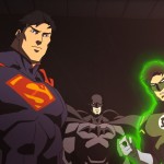 Justice League War Superman+Batman+Green Lantern