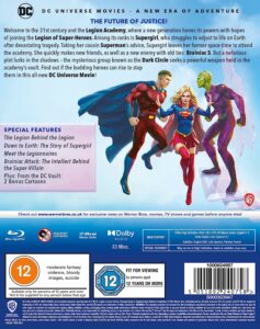 Legion of Super Heroes DVD verso